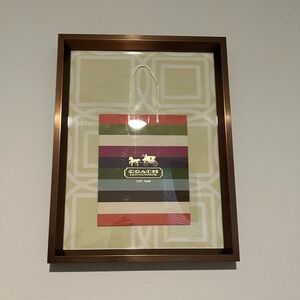 Coach Legacy Bag Picture Framed From 2014